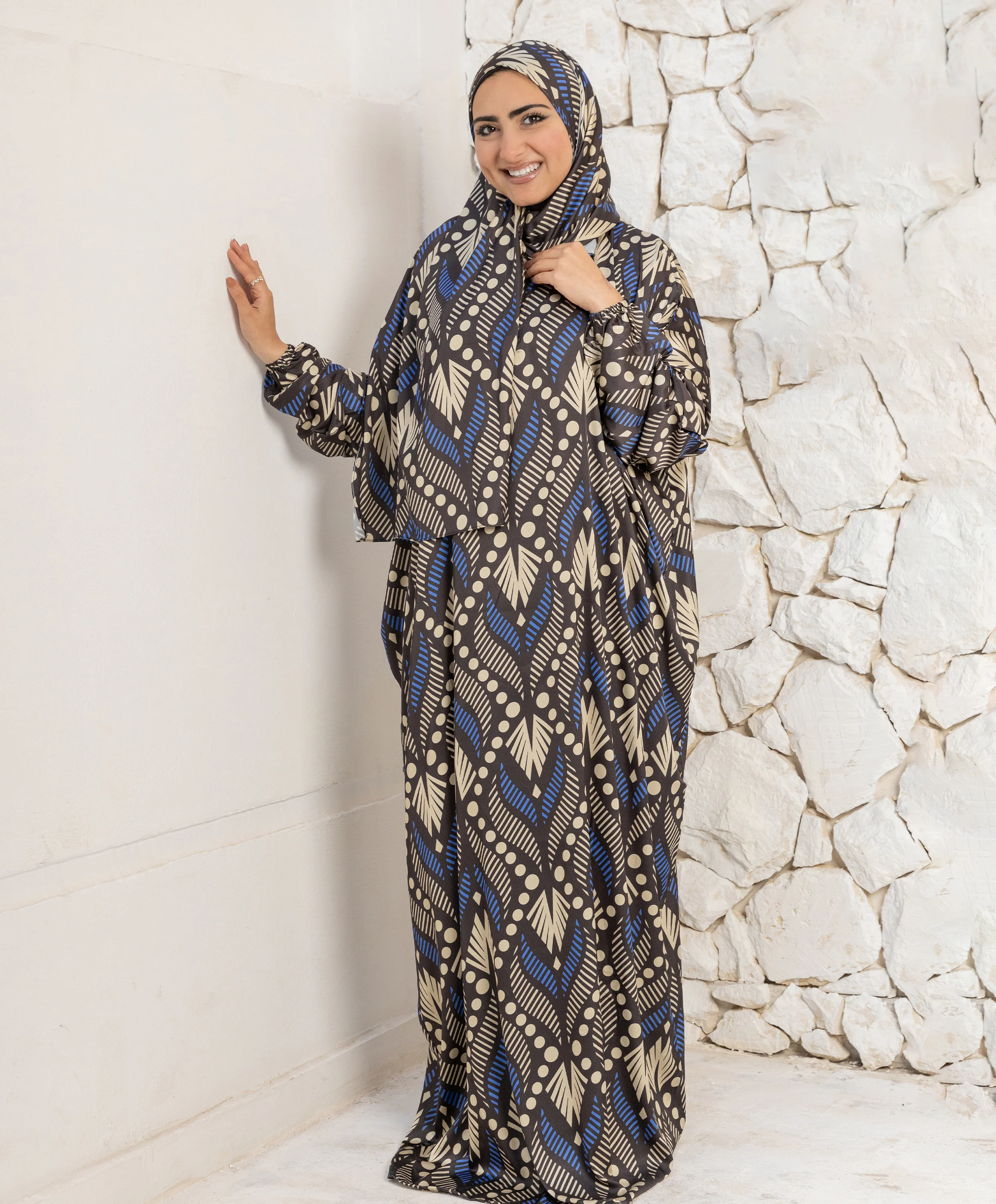 Azure Arrow Satin Isdal