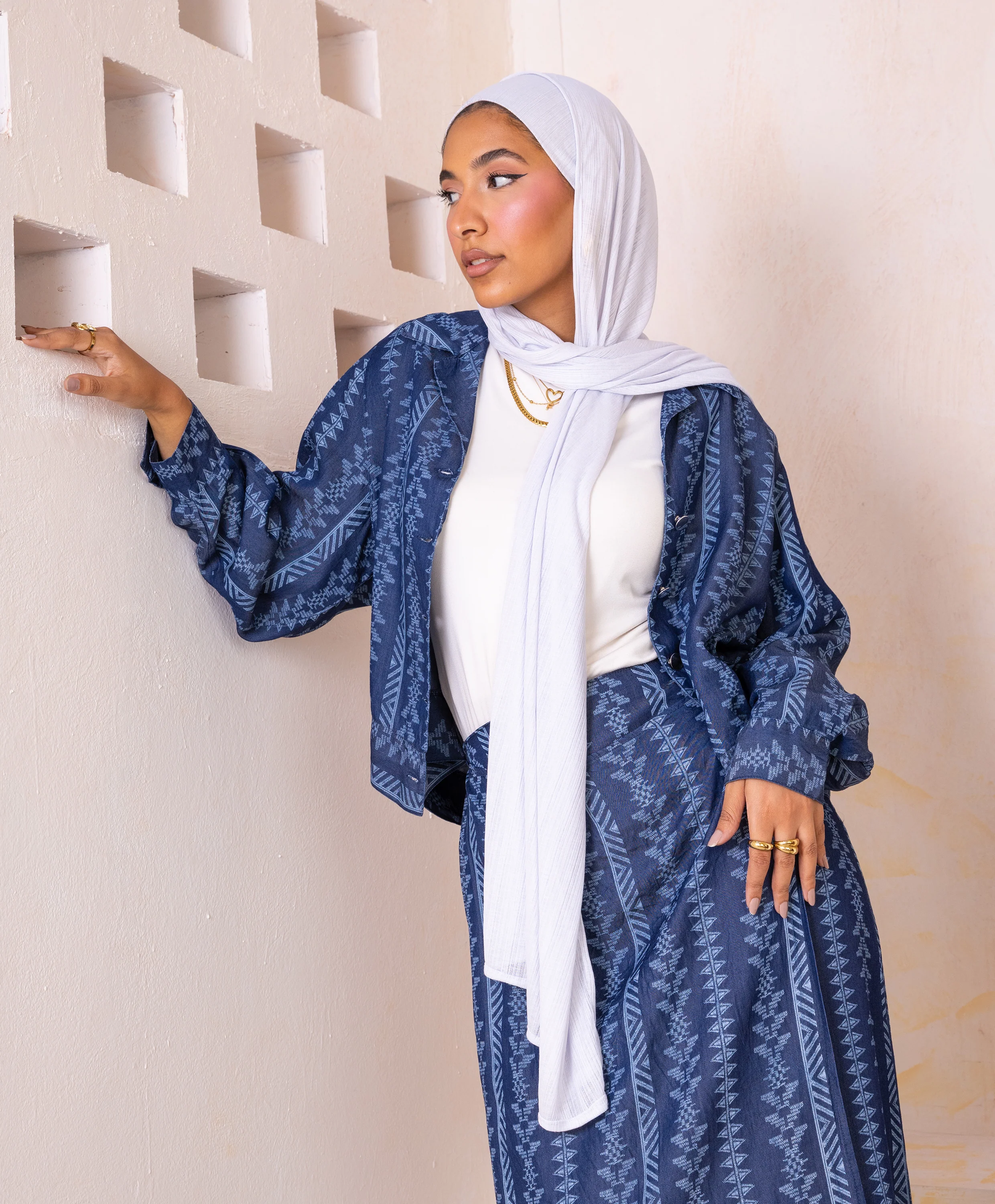 Boho Denim Blouse - Image 4