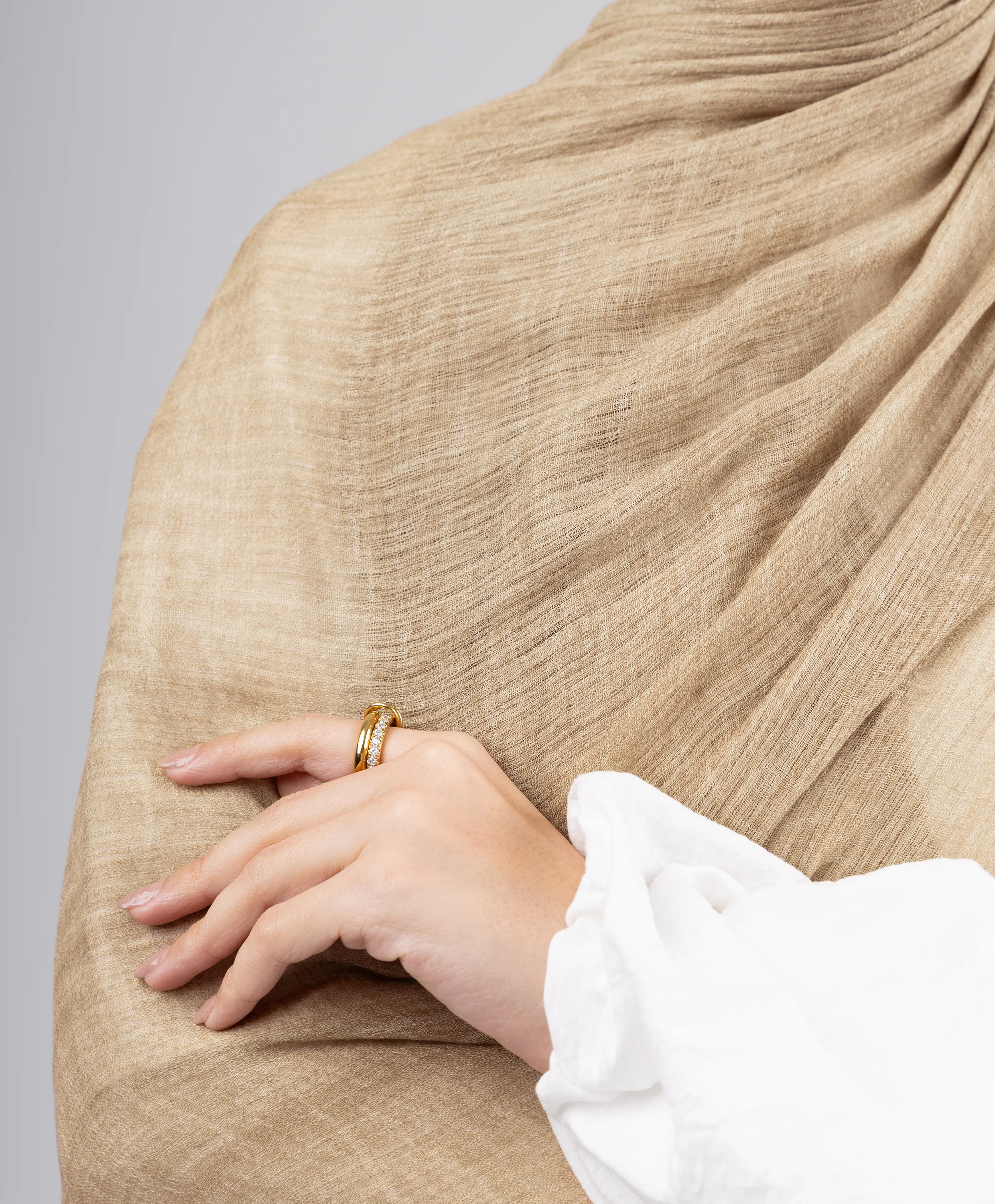Breezy Linen Marble Scarf
