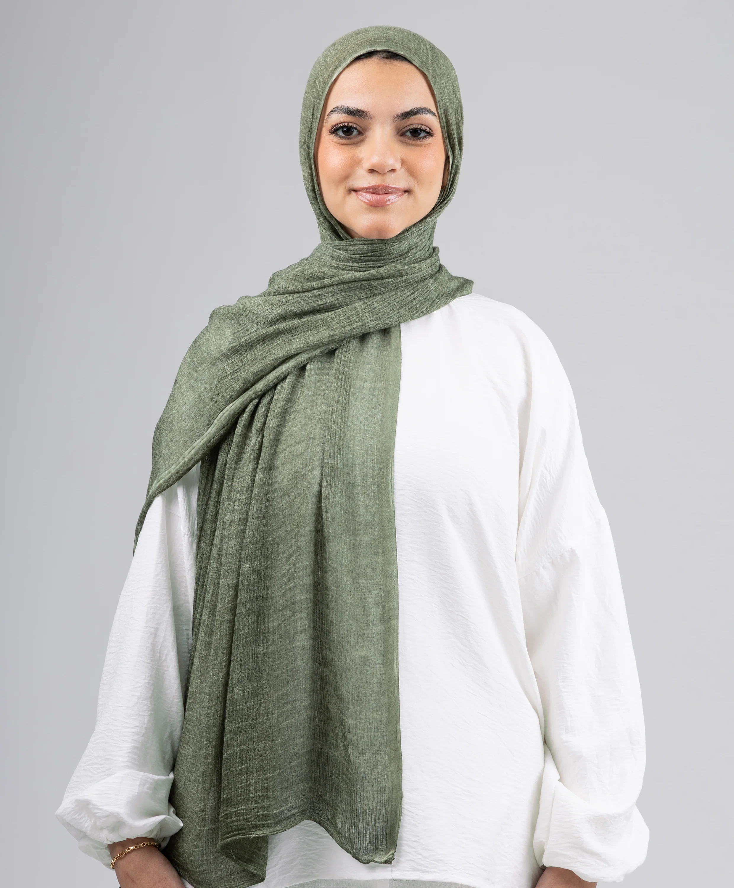 Breezy Linen Marble Scarf - Image 19