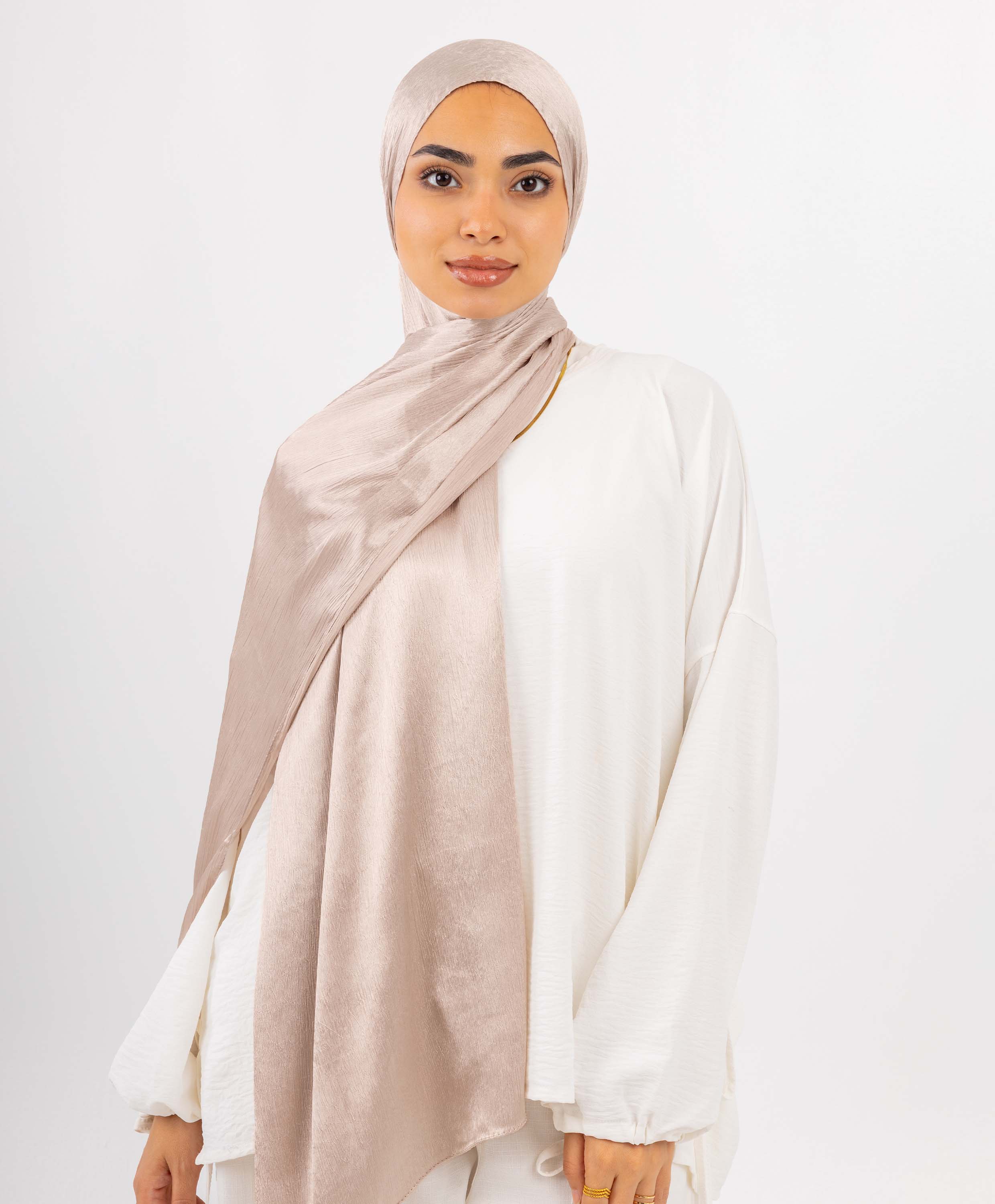 Crushed Satin Scarf - Image 13