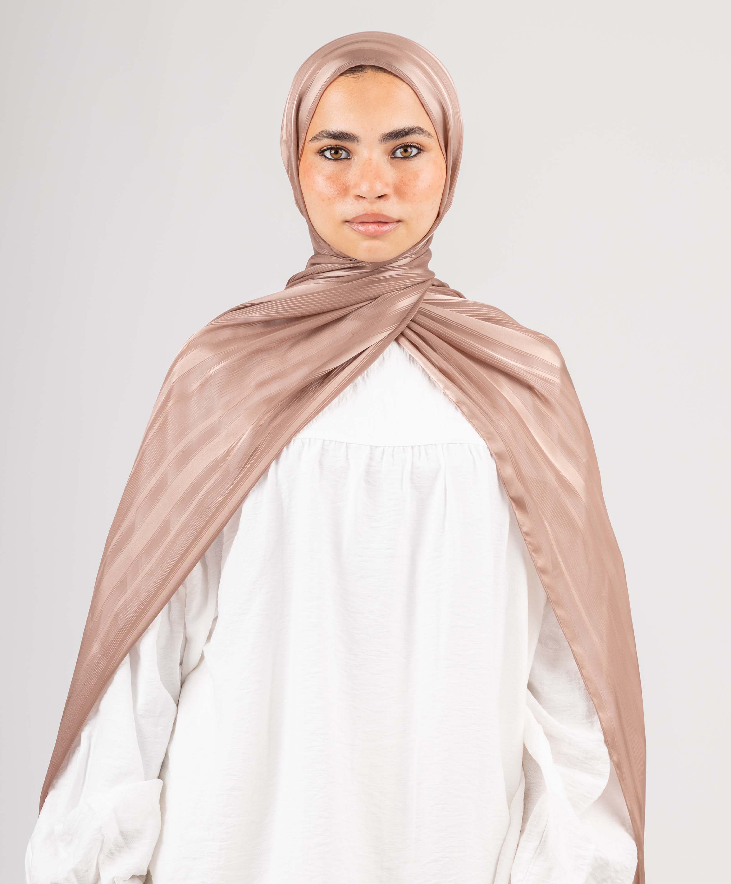 Dainty Satin Chiffon Scarf - Image 18