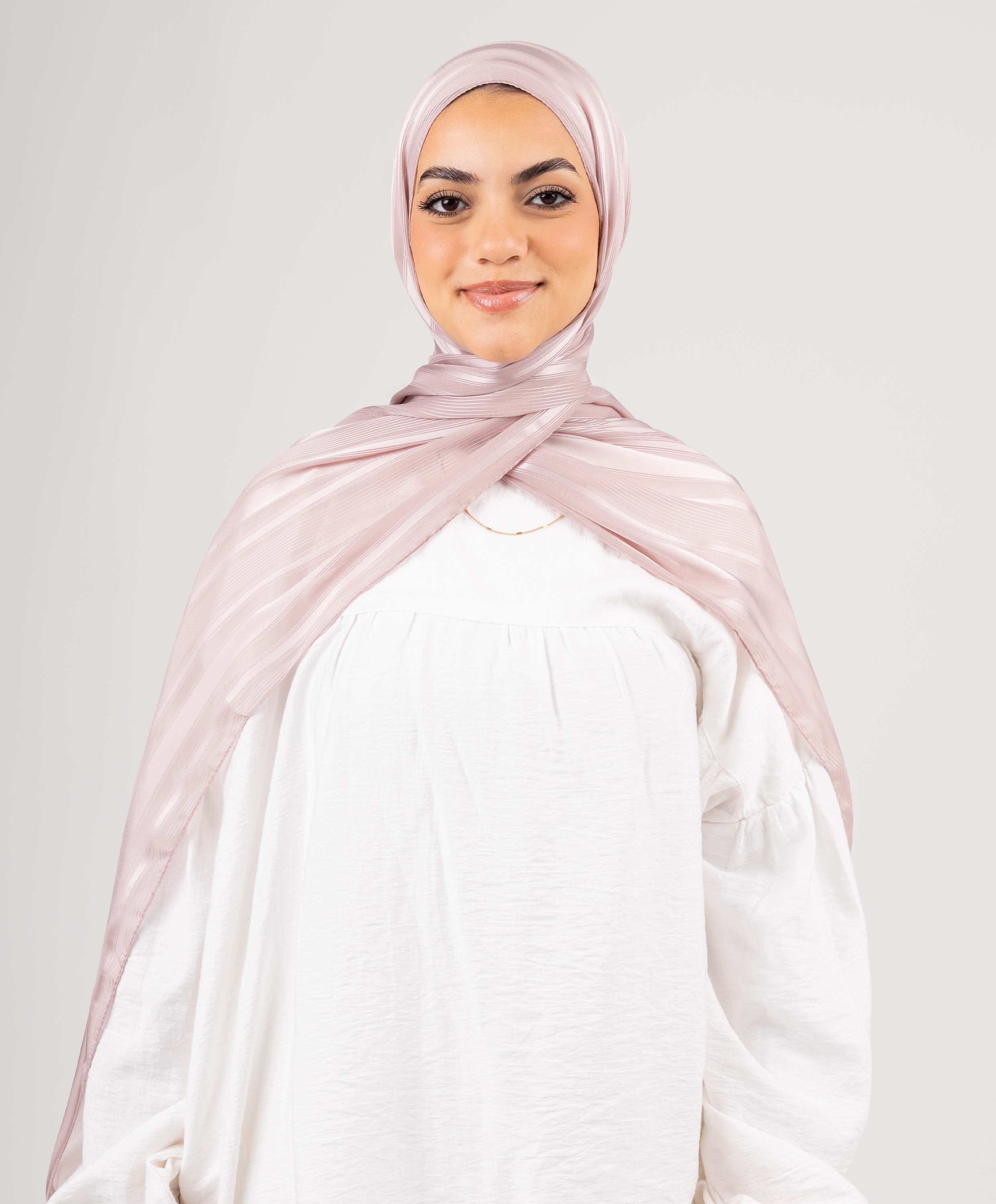 Dainty Satin Chiffon Scarf - Image 8