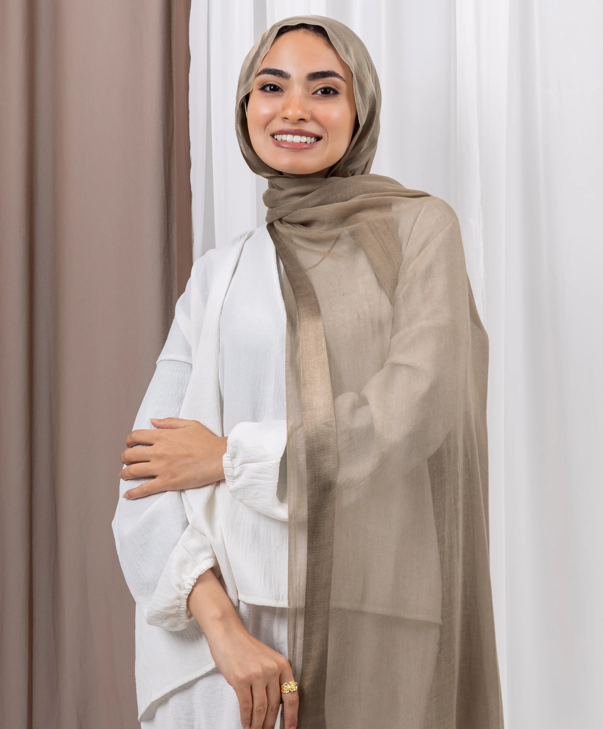 Everyday Linen Satin Scarf - Image 28