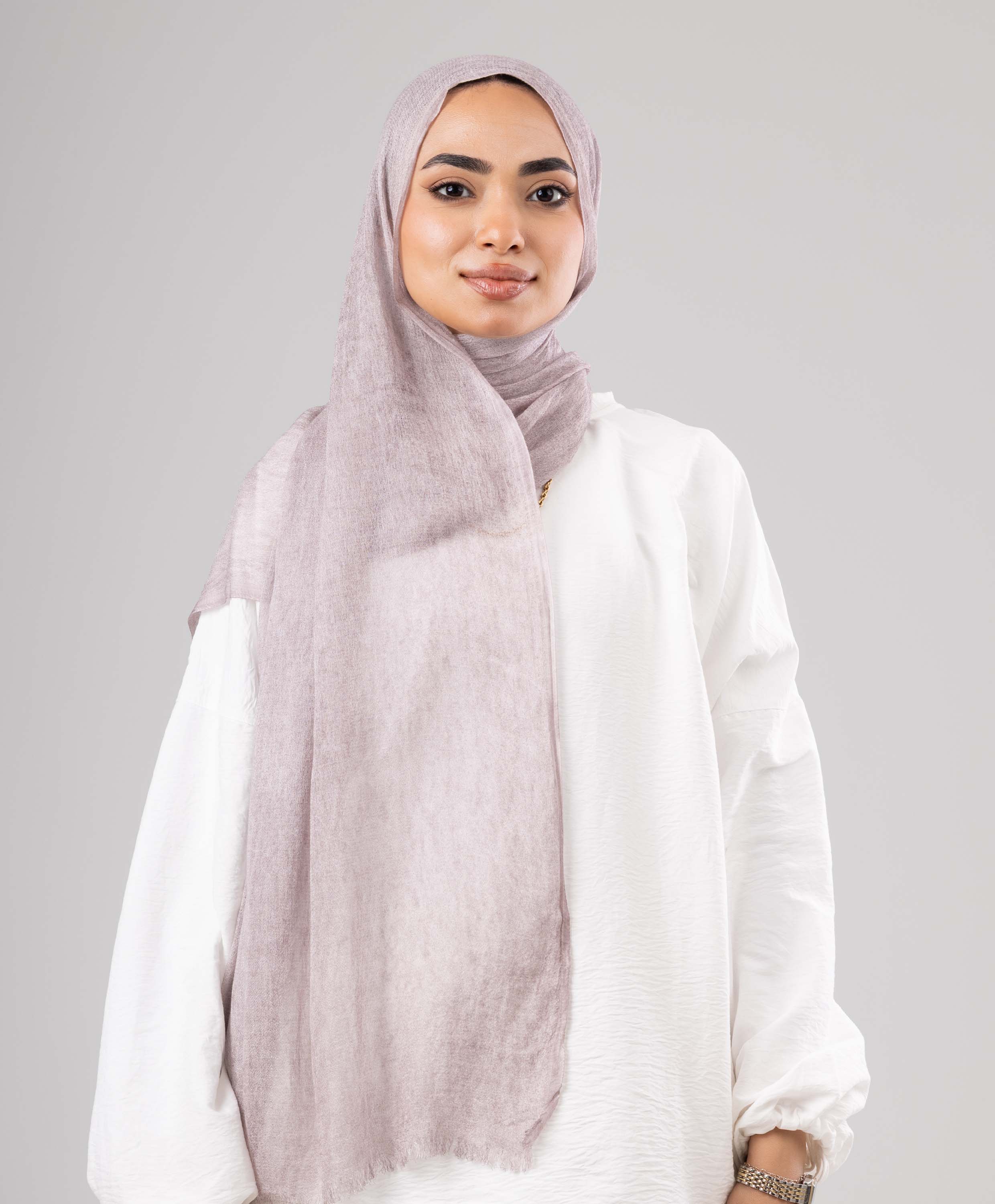Fuzzy Linen Marble Scarf - Image 5