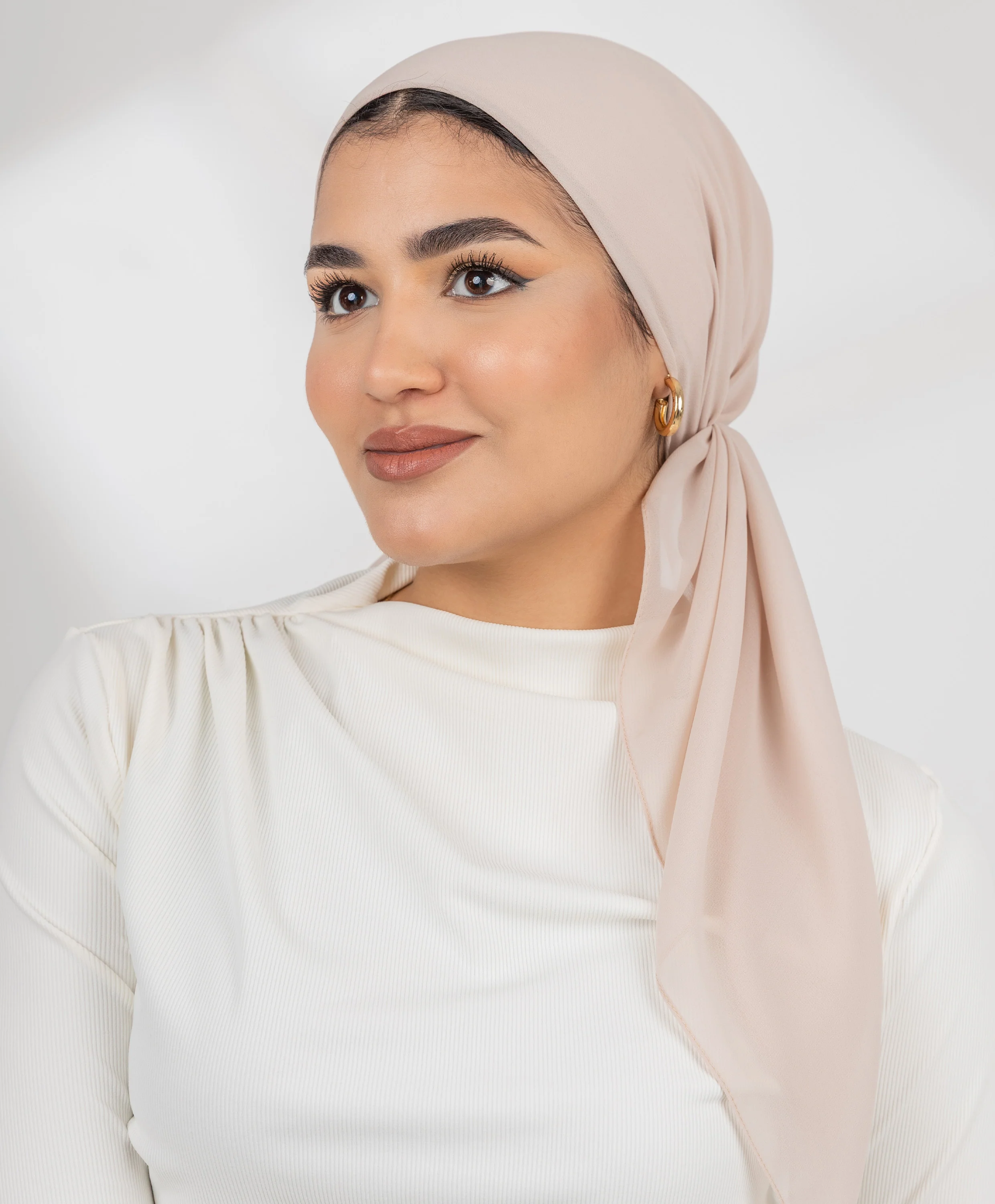 Girly Chiffon Square Scarf - Image 17