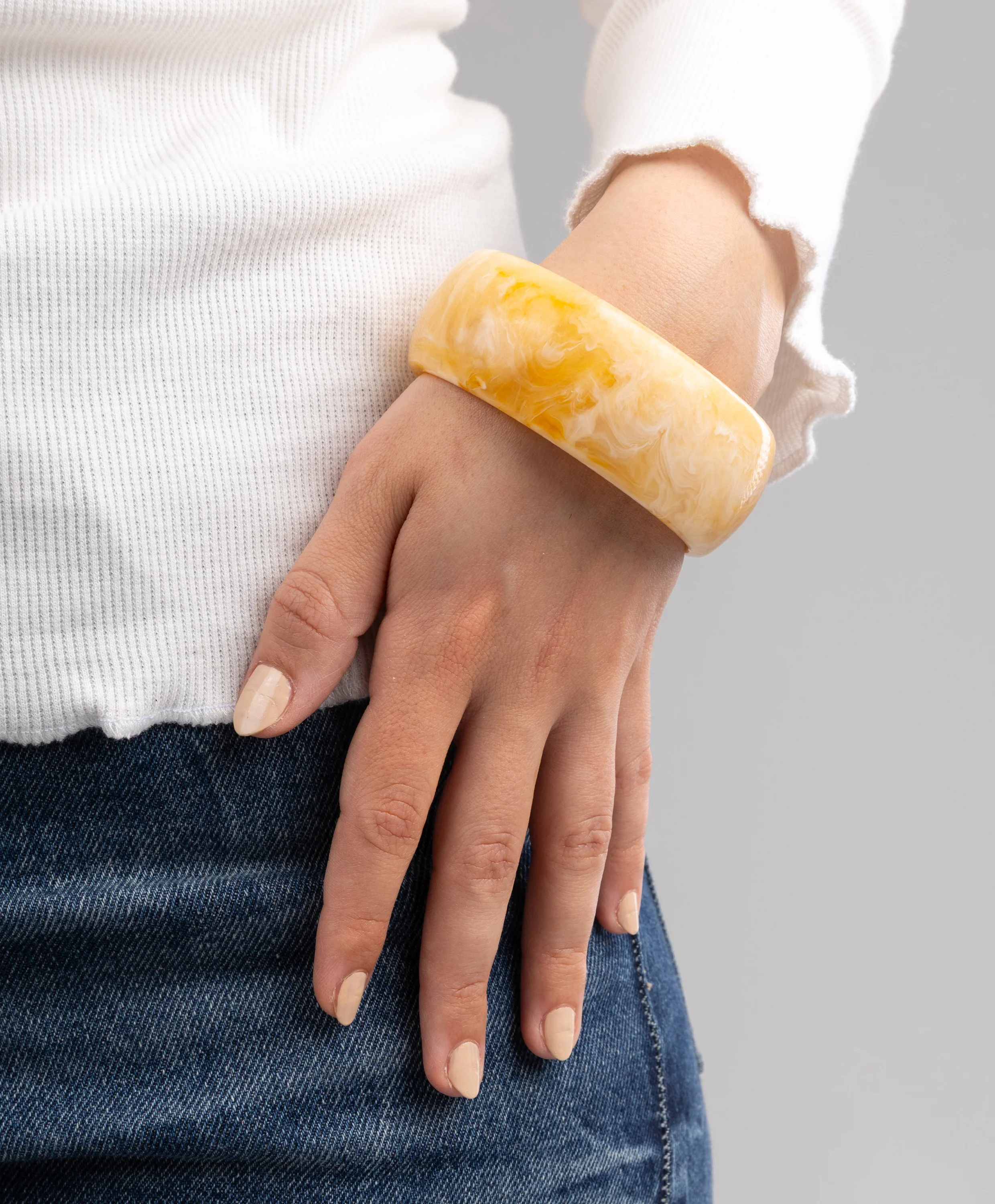 Glossy Resin Bangle