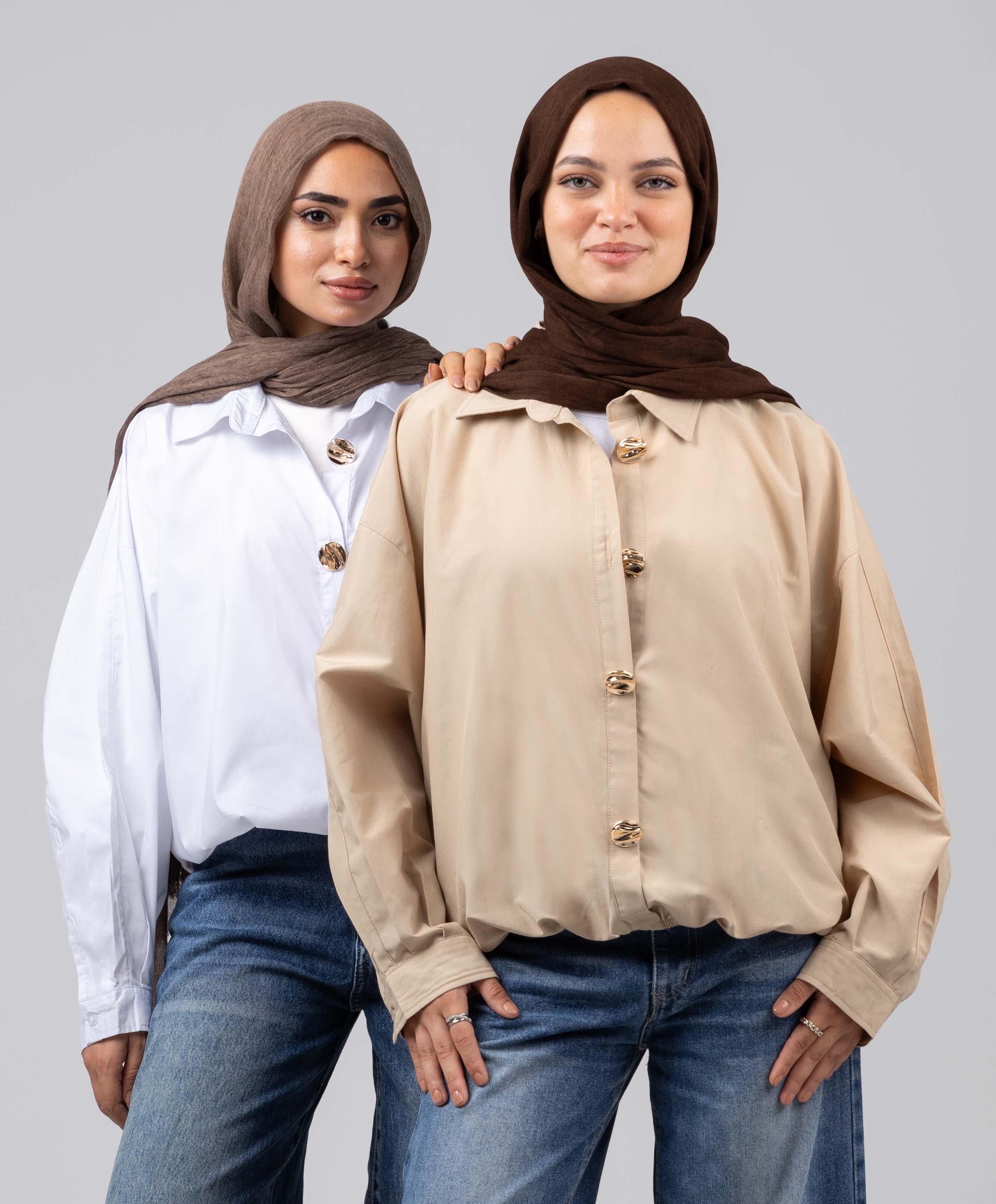 Golden Button Blouse