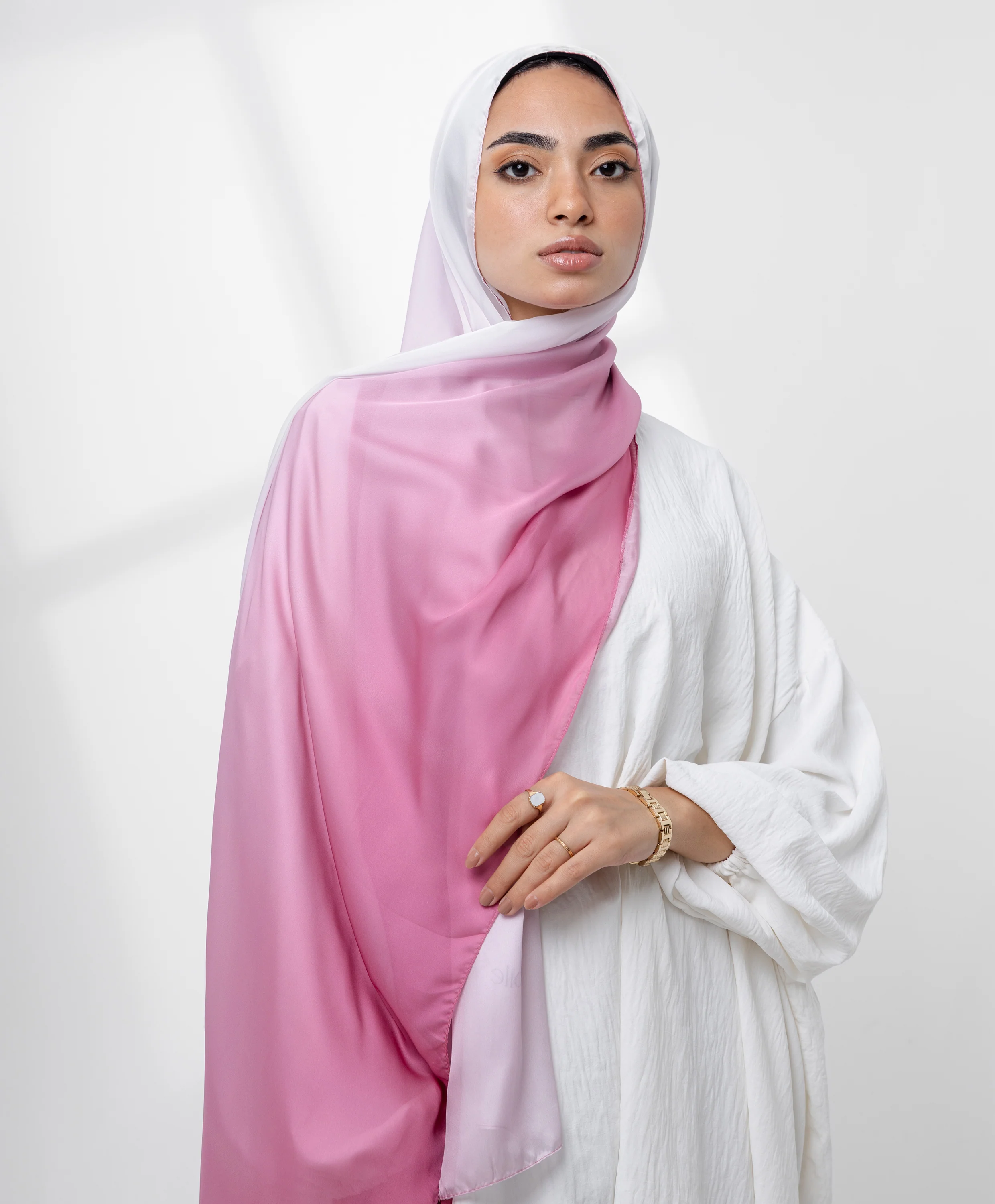 Gradient Silk Scarf