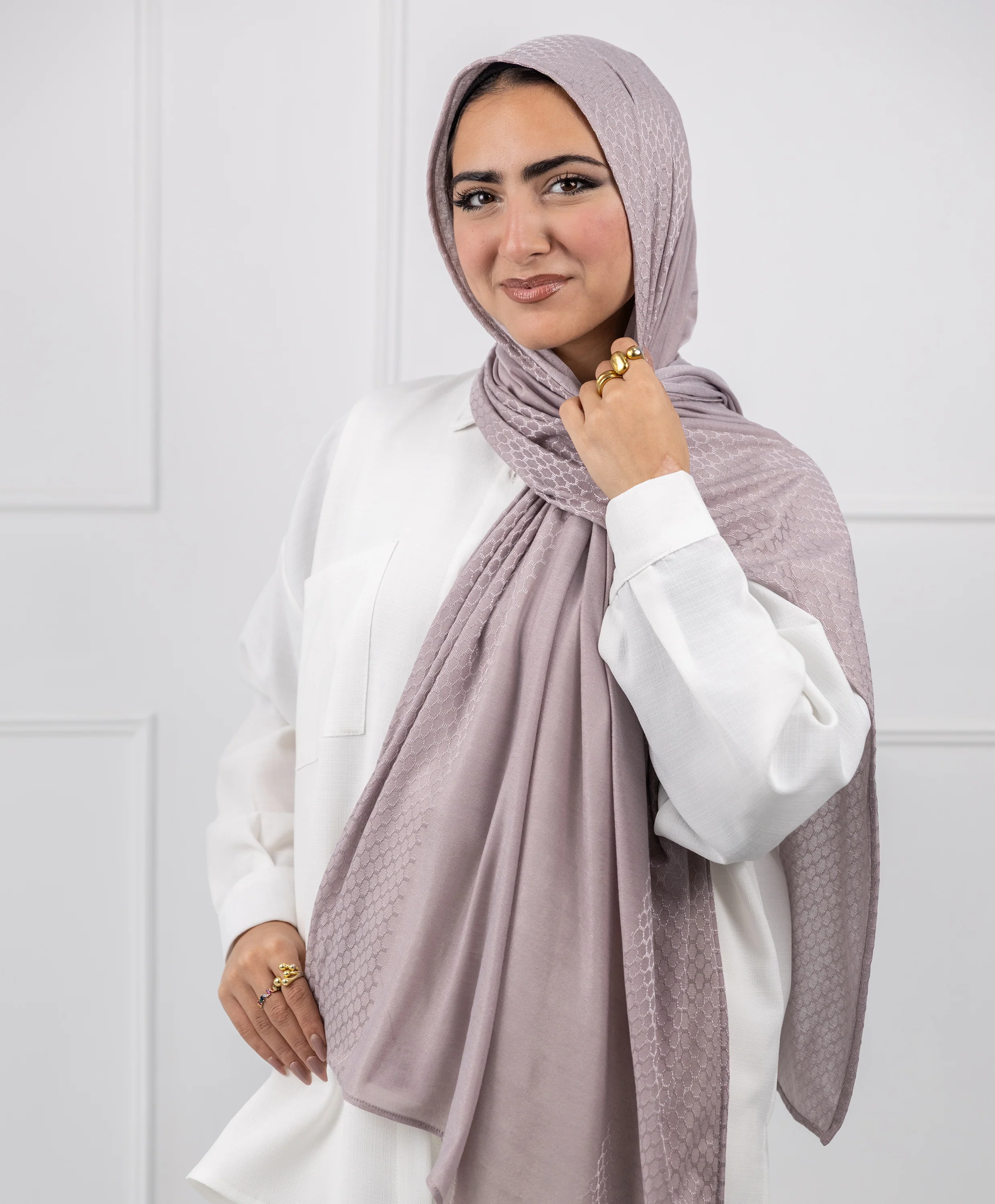 Honeycomb Lycra Scarf - Image 6