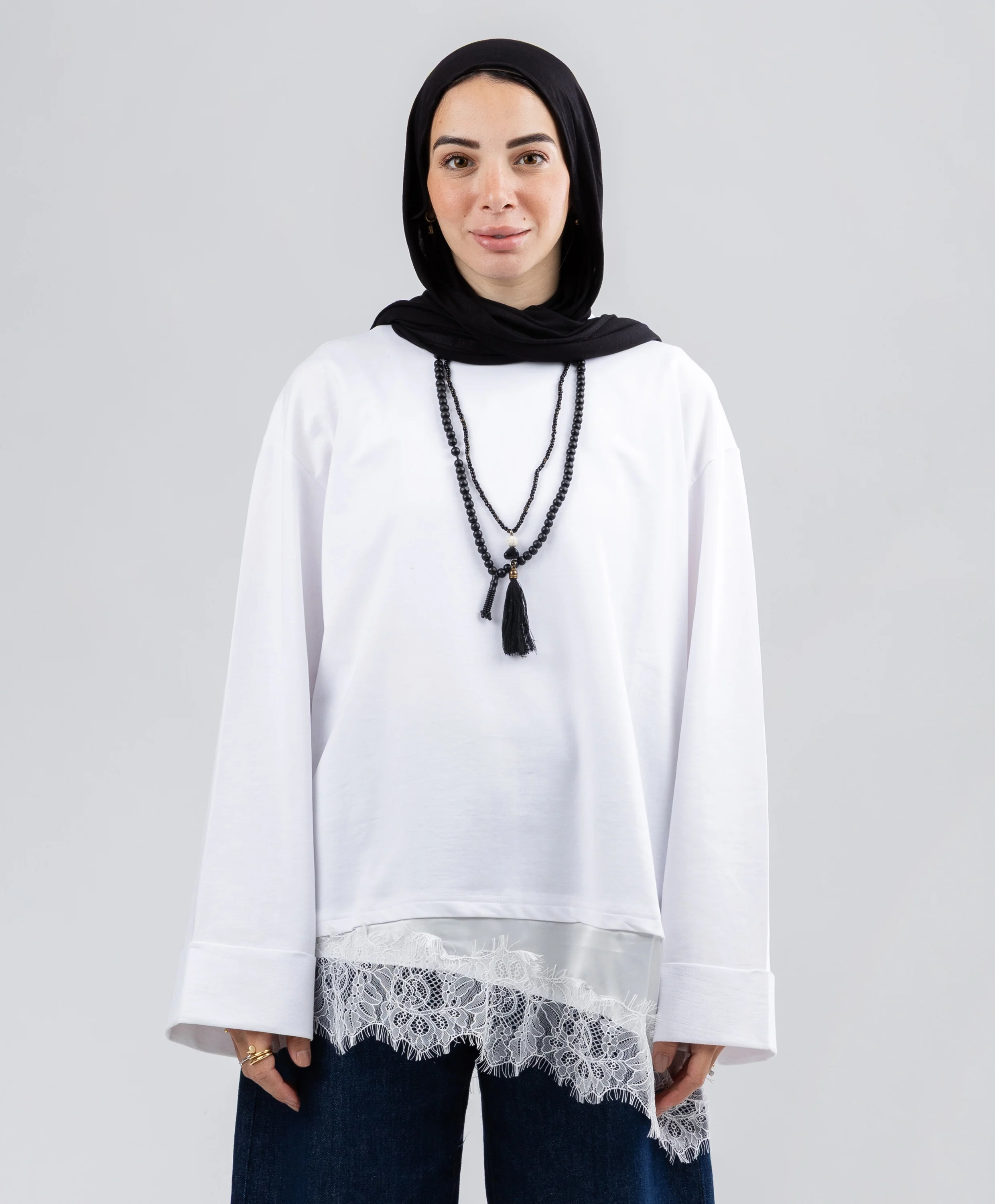 Lace Trim Shirt - Image 6
