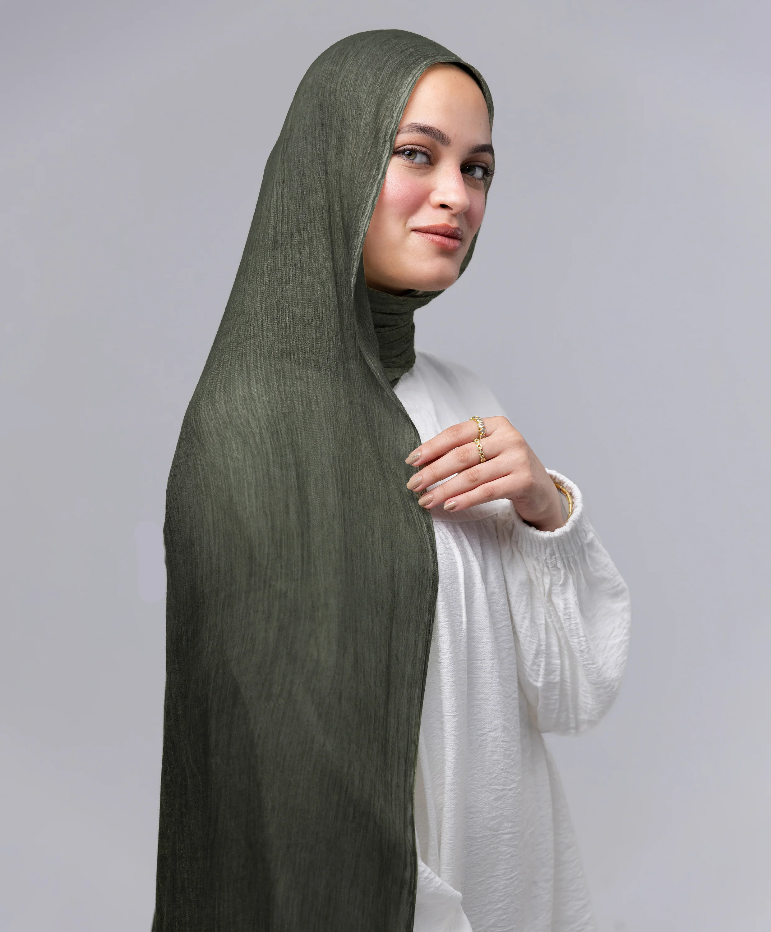 Marble Linen Scarf - Image 56