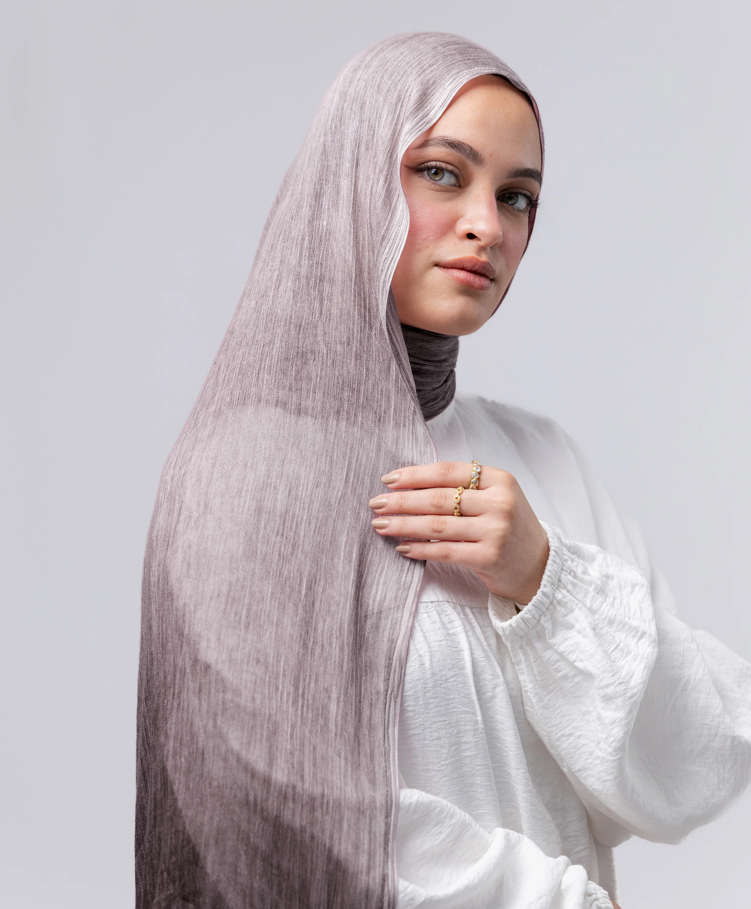 Marble Linen Scarf - Image 82