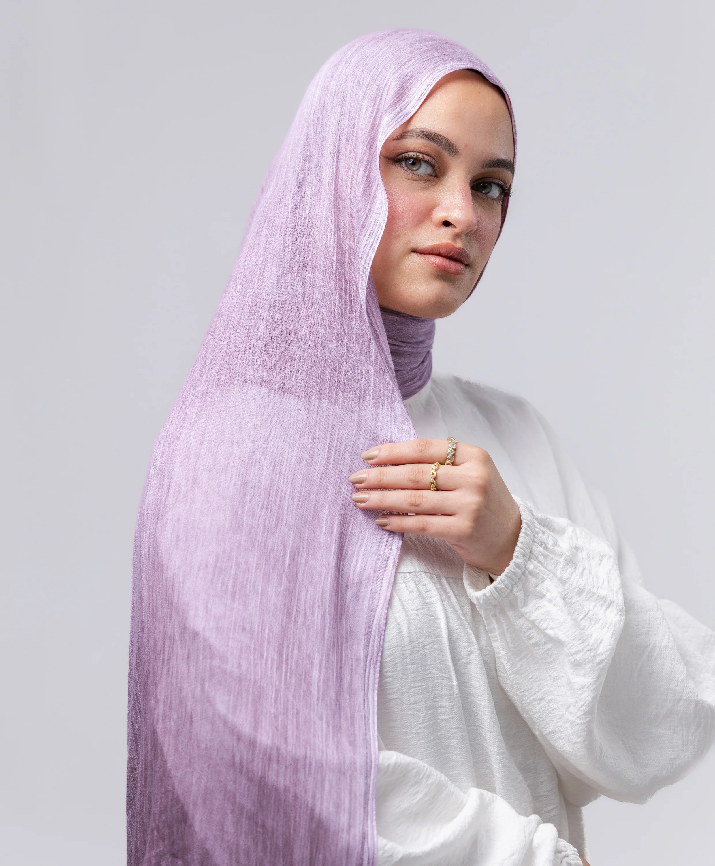 Marble Linen Scarf - Image 86