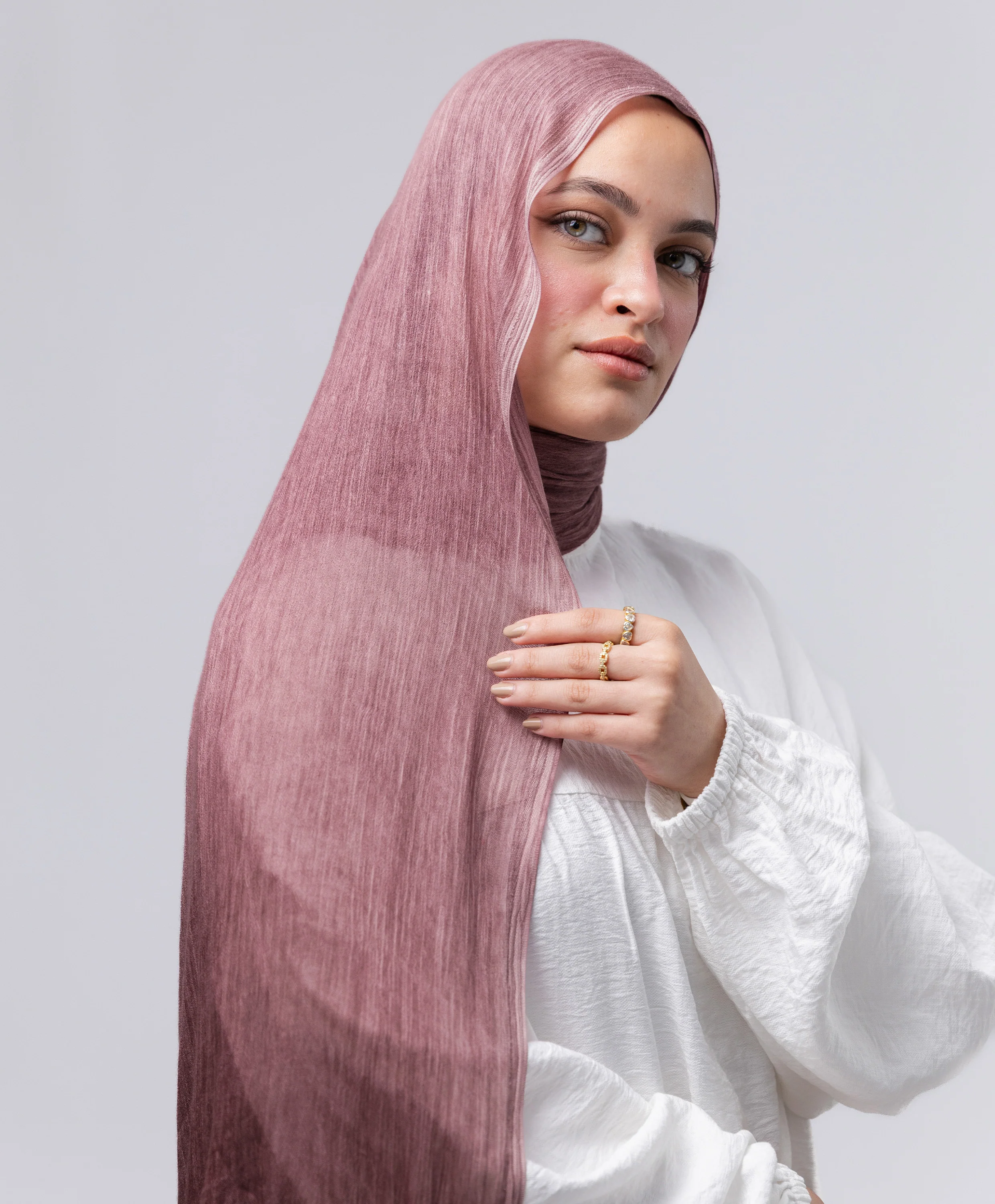 Marble Linen Scarf - Image 88