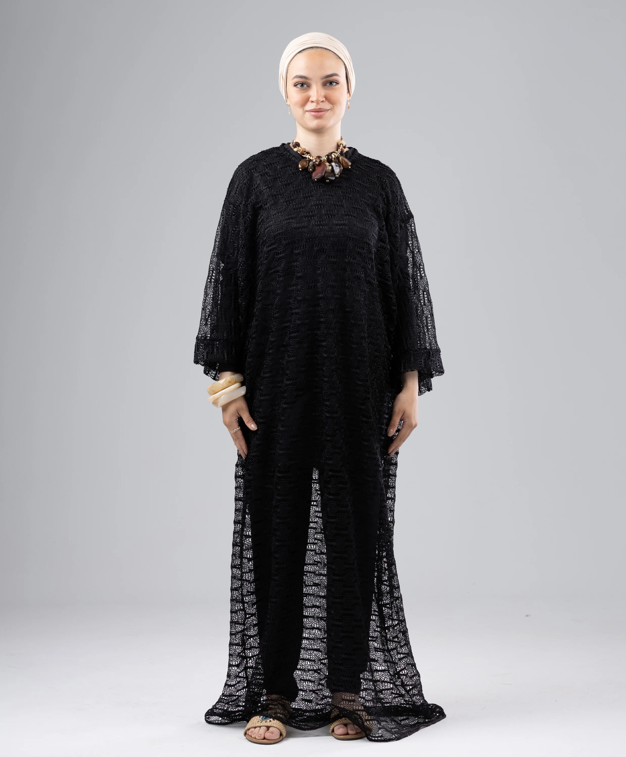 Mesh Maxi Dress - Image 7