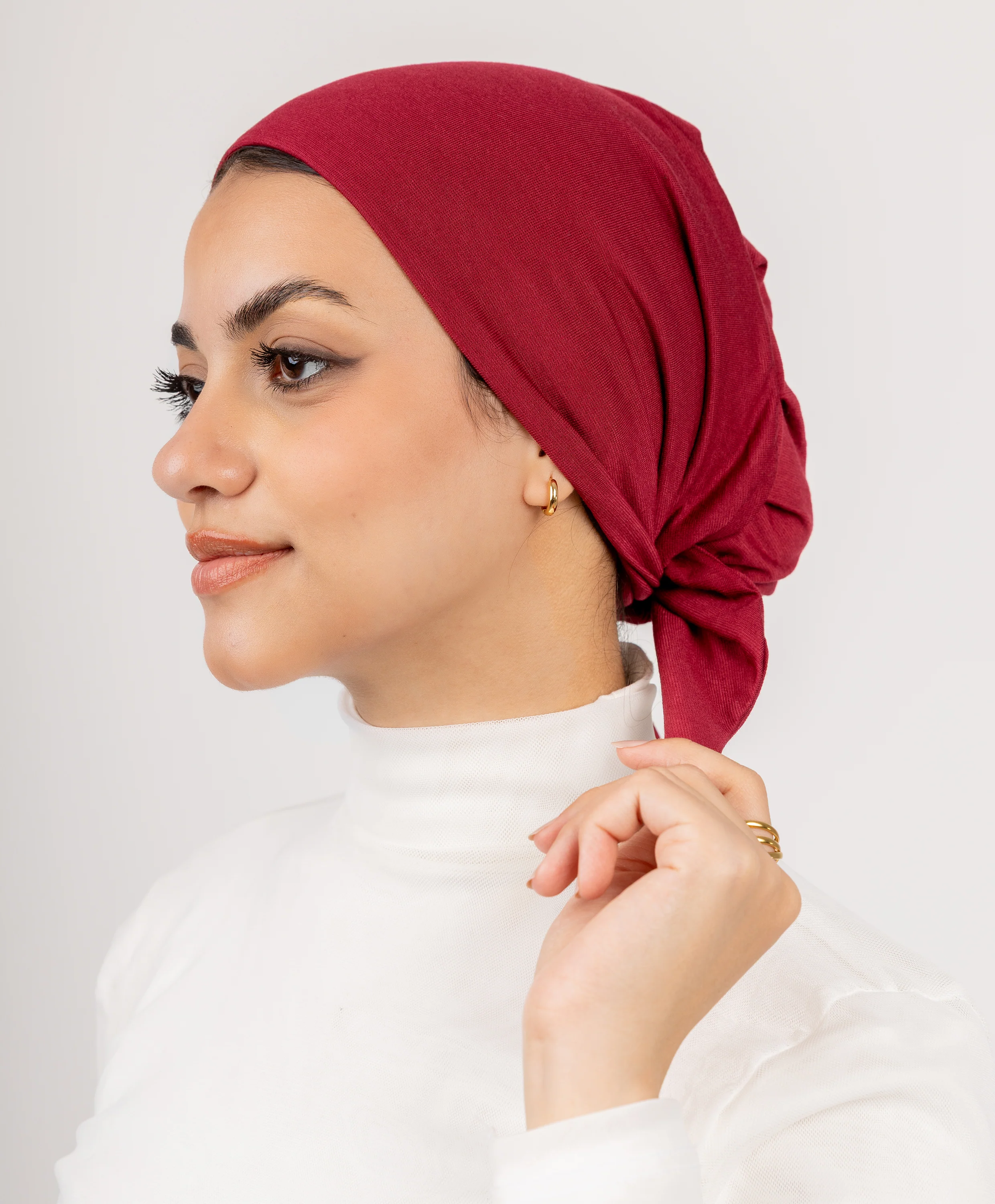 No Thread Underscarf with Tie-Back - Image 44