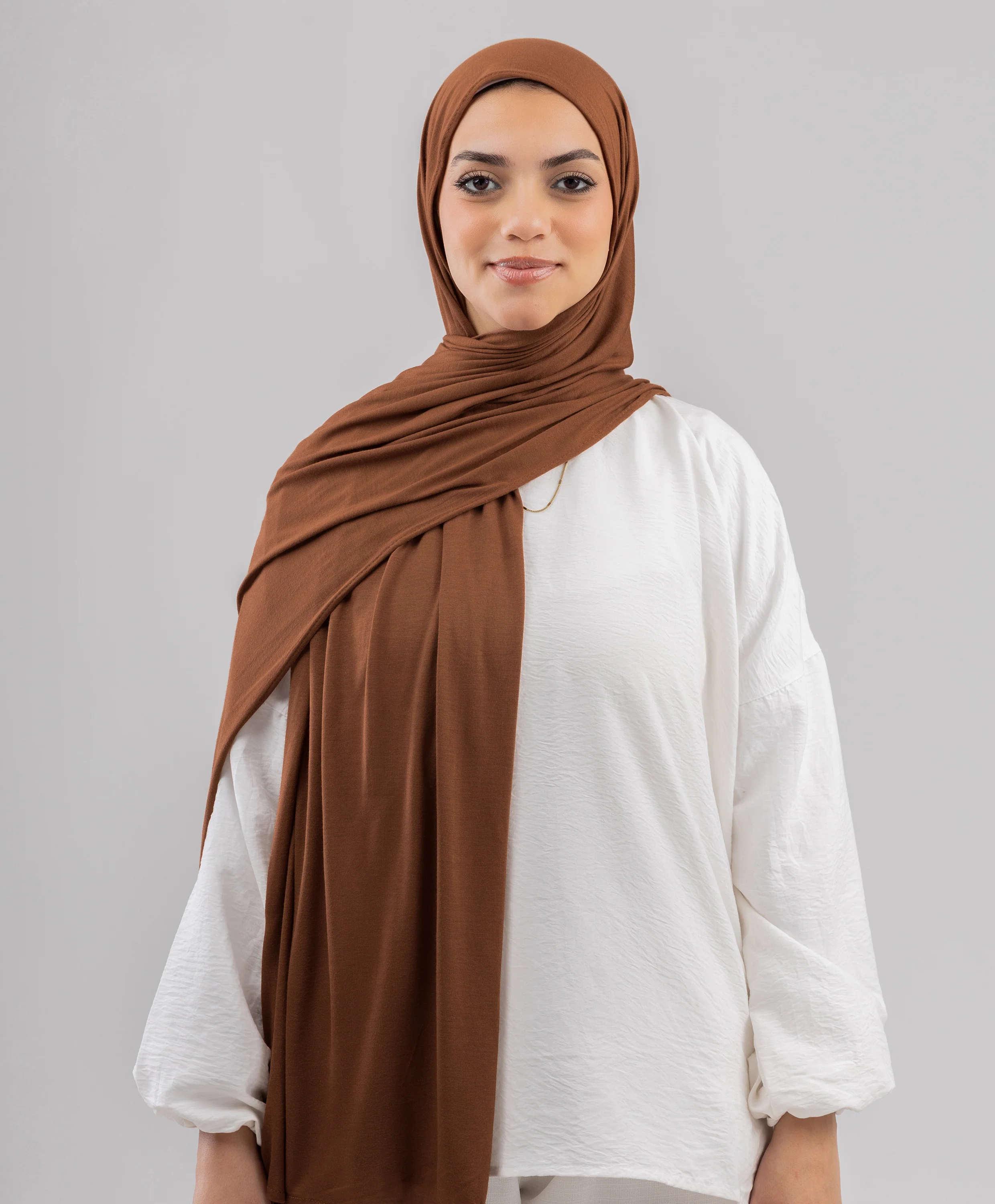Plain Cotton Lycra Scarf - Image 102
