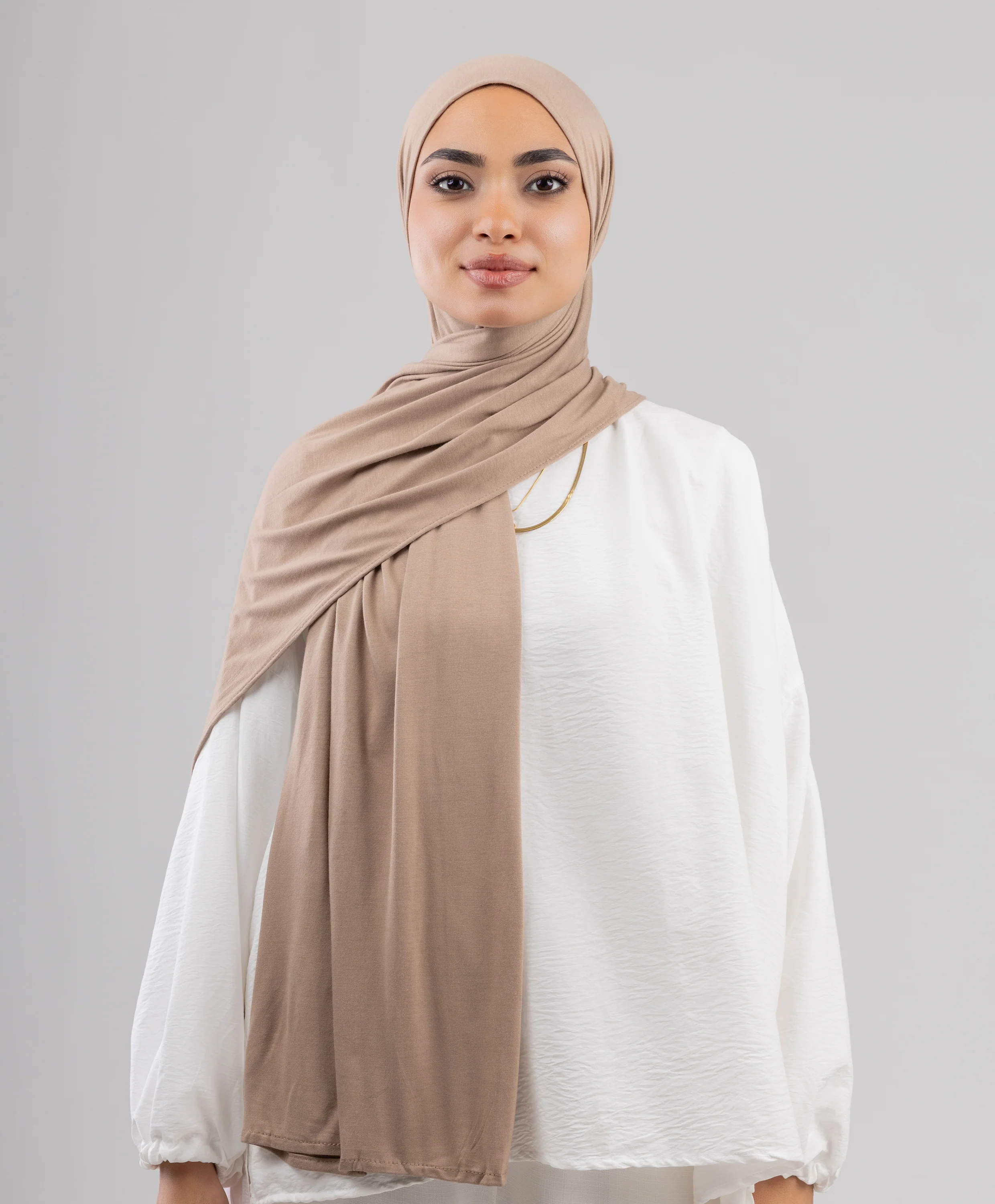 Plain Cotton Lycra Scarf - Image 29