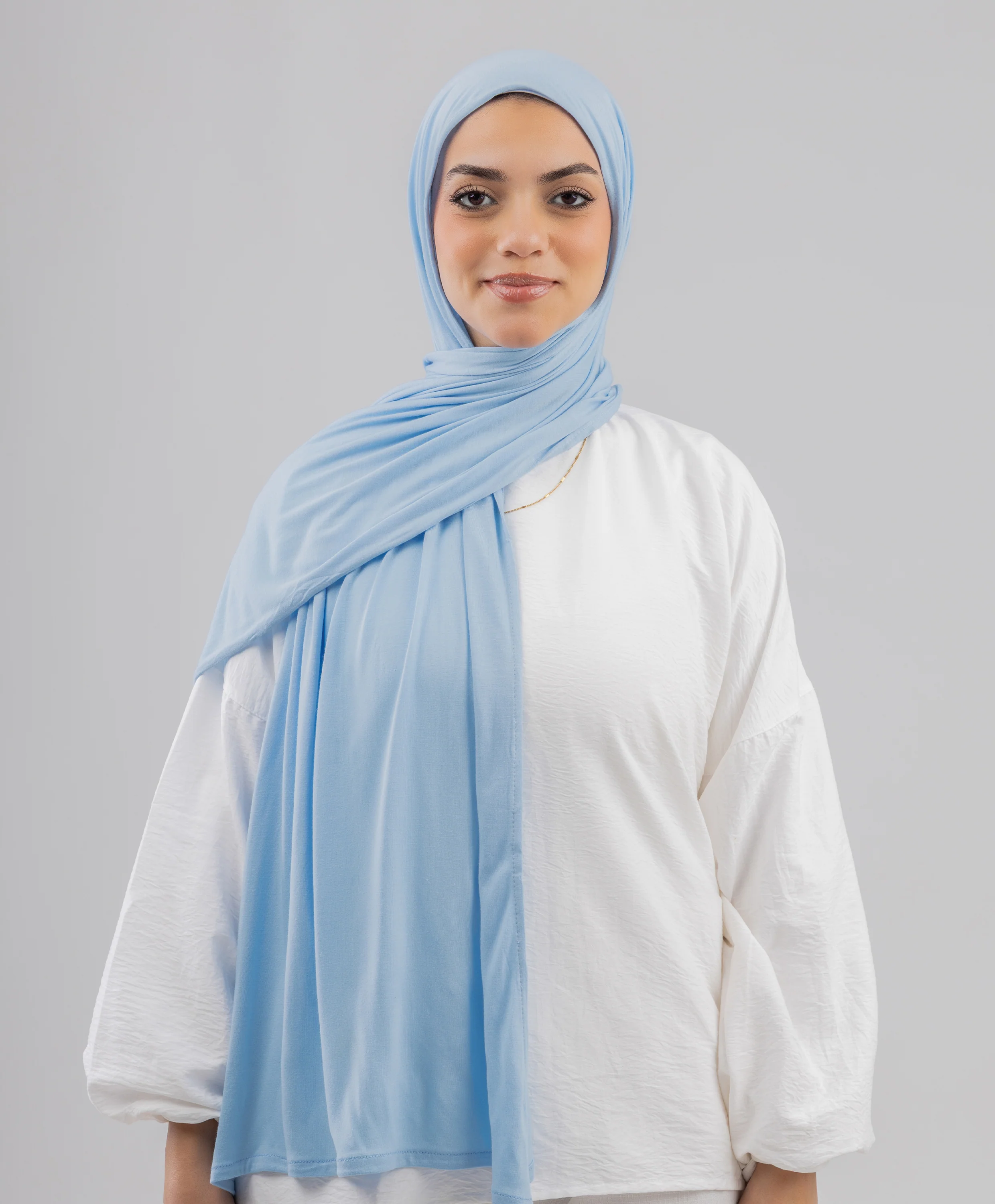 Plain Cotton Lycra Scarf - Image 65