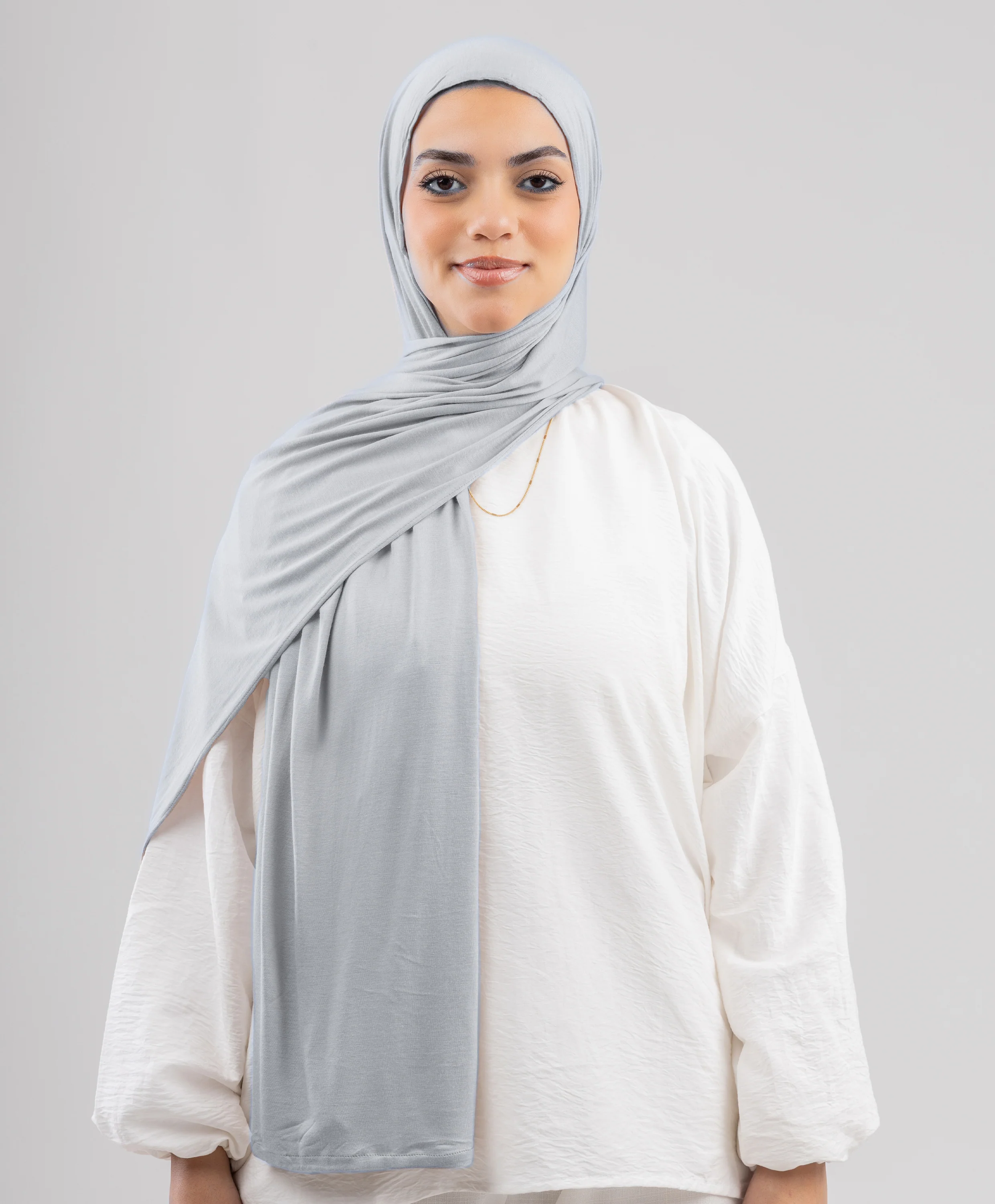 Plain Cotton Lycra Scarf - Image 76