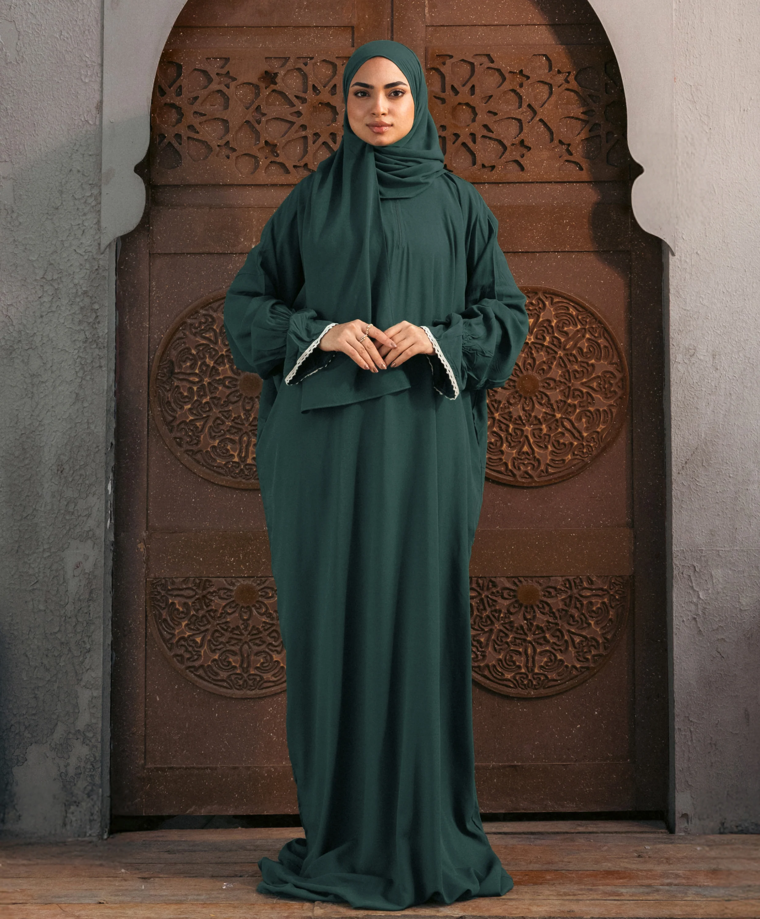 Plain Viscose Flounce Sleeves Isdal - Image 16