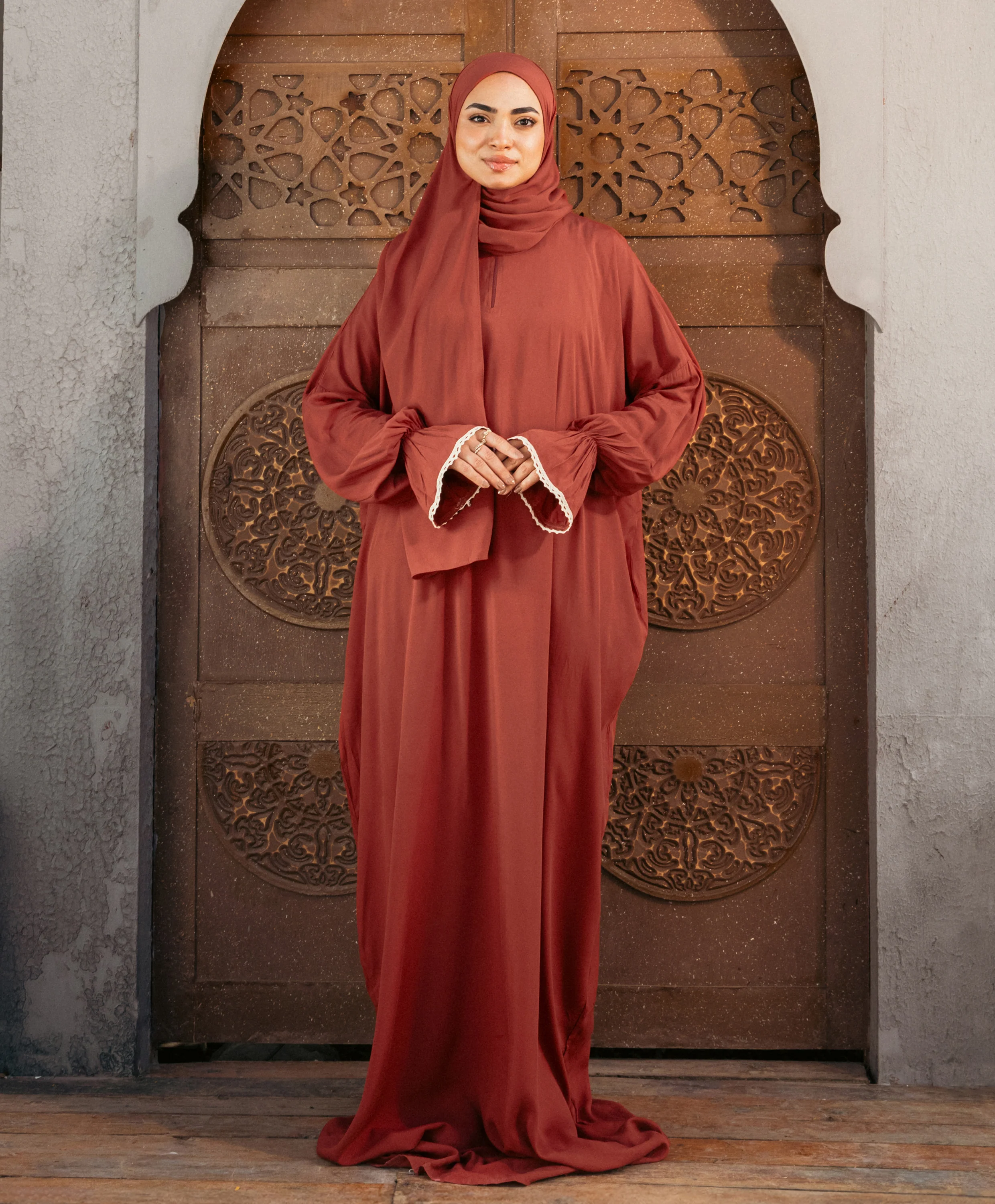 Plain Viscose Flounce Sleeves Isdal - Image 9