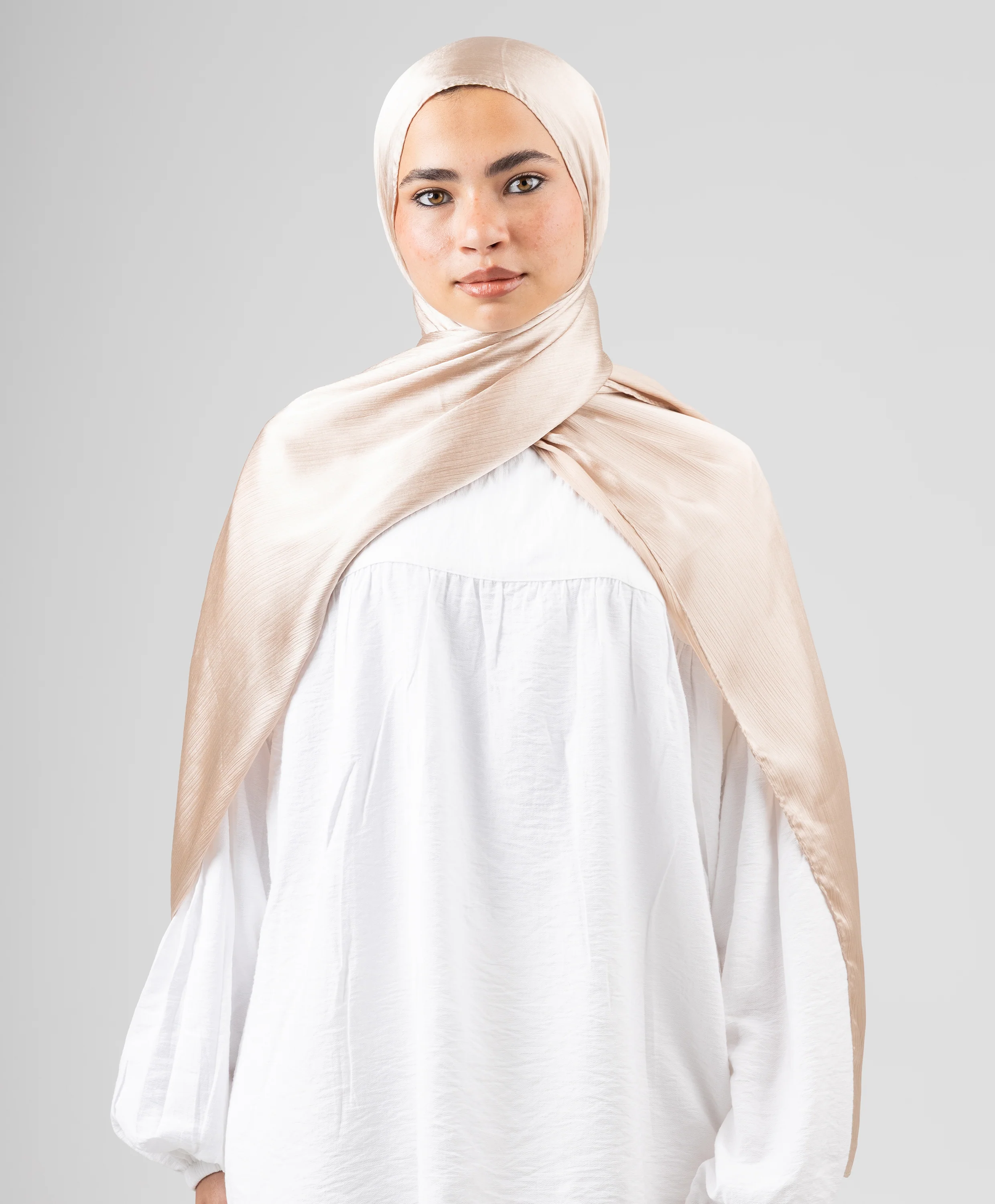 Silk Crinkle Scarf - Image 48