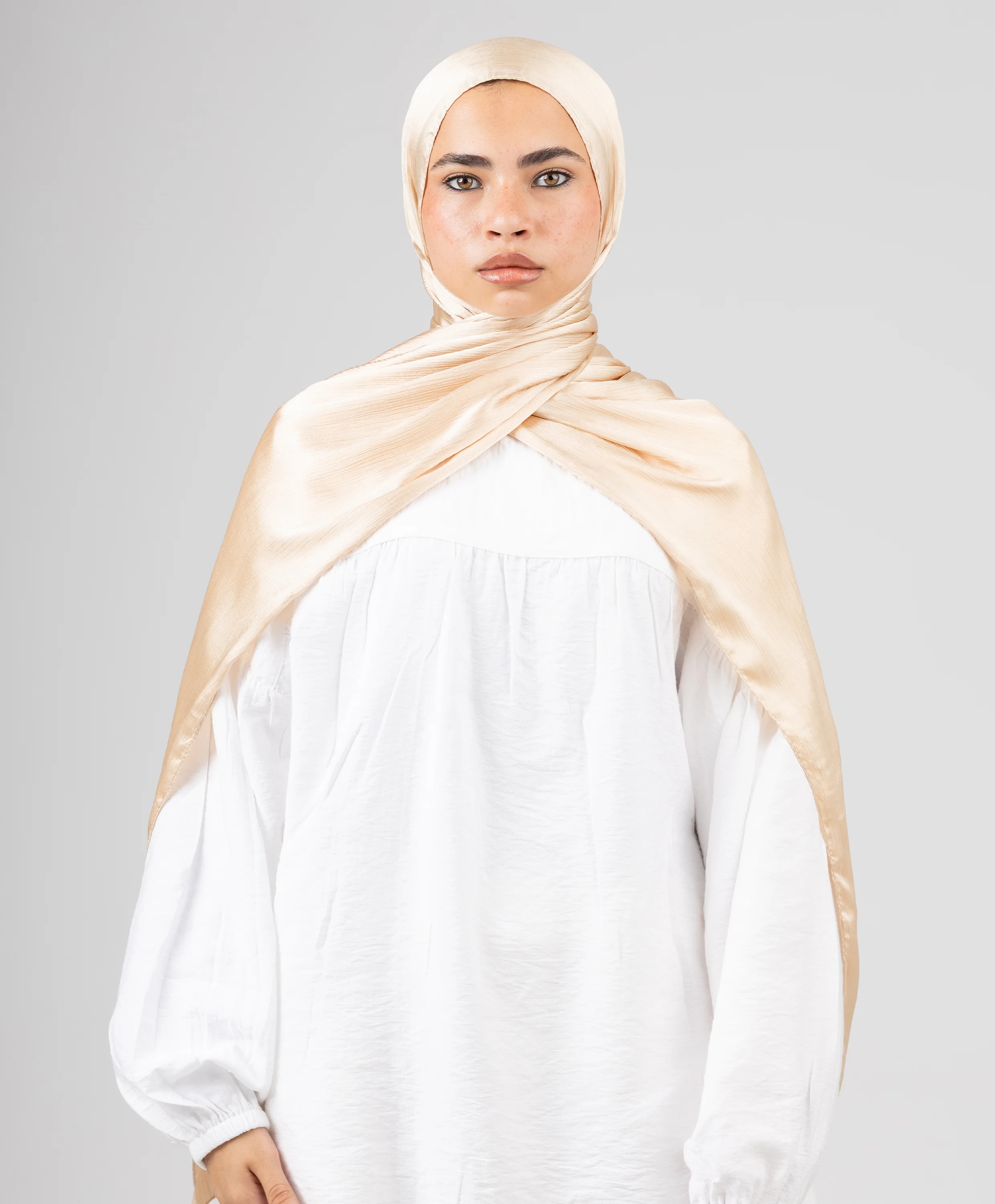 Silk Crinkle Scarf - Image 6