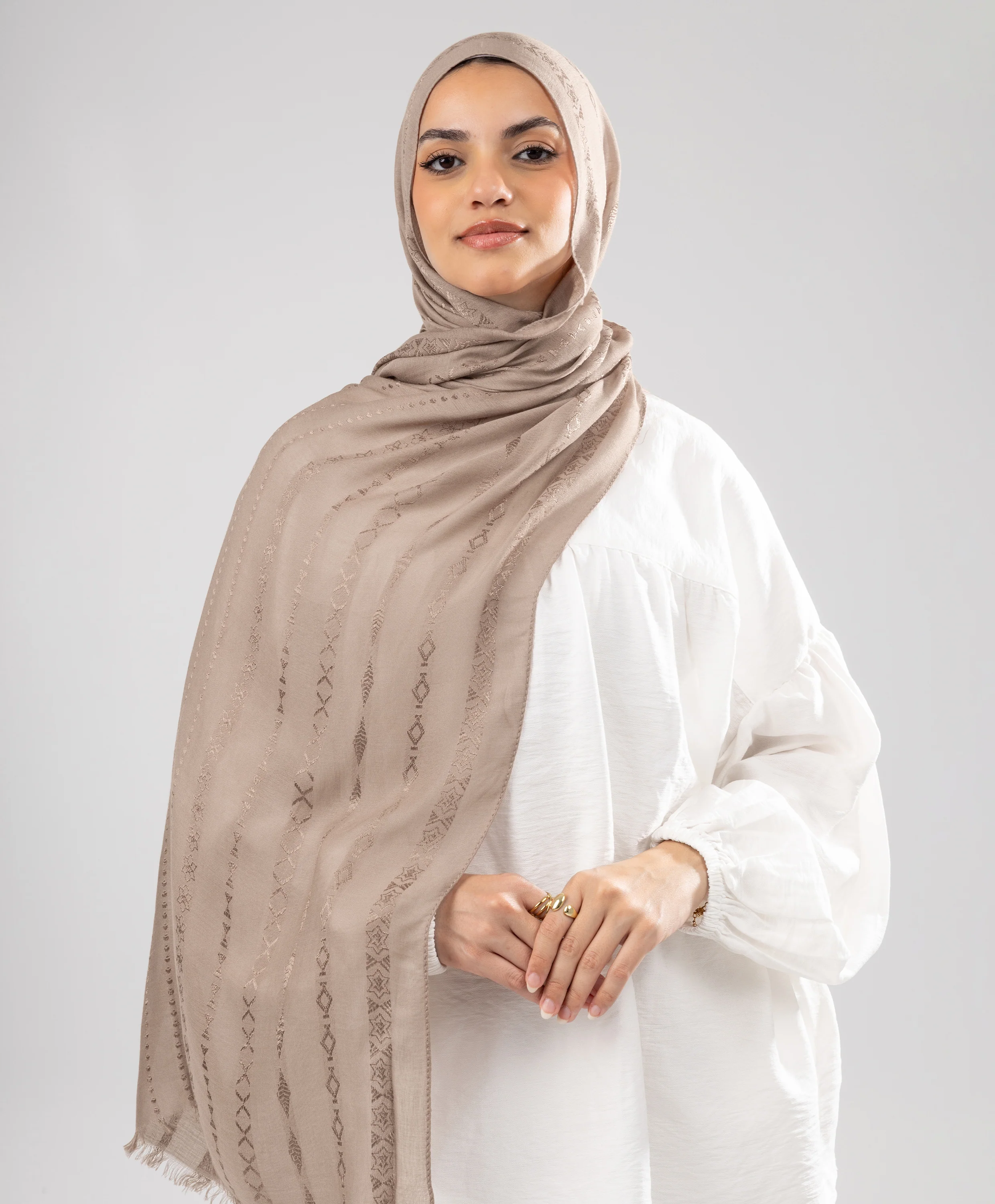 Swank Linen Scarf - Image 11